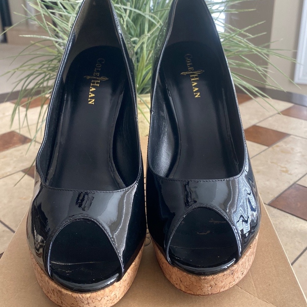 Cole Haan   High Heels 9.5 Black with 4.5 inch heels